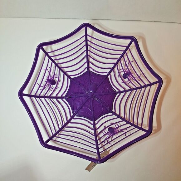 Novelty Bowl Tong Set Spider Web Insect Skeleton Bones Holiday Party Tableware - Picture 8 of 16